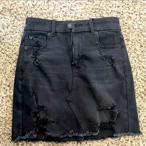 American Eagle Black Skirt, Size 4 Curvy